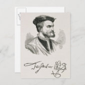 Jacques Cartier Postkarte (Vorne/Hinten)