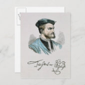 Jacques Cartier Postkarte (Vorne/Hinten)