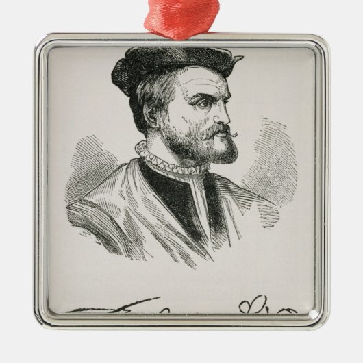 Jacques Cartier Silbernes Ornament (Vorne)