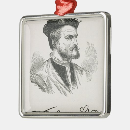 Jacques Cartier Silbernes Ornament (Links)
