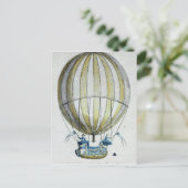 Jacques Charles und Nicholas Robert's Ballon Postkarte (Stehend Vorderseite)