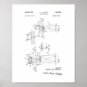 Jacques Cousteau Diving Gerät Patent Poster (Vorne)