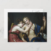 Jacques David- Farewell von Telemachus und Euchari Postkarte (Vorne/Hinten)