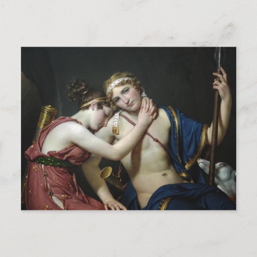 Jacques David- Farewell von Telemachus und Euchari Postkarte (Vorderseite)