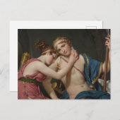 Jacques David Farewell von Telemachus und Eucharis Postkarte (Vorne/Hinten)