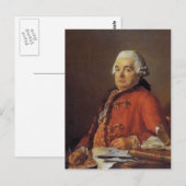 Jacques David - Portrait von Jacques Francois Postkarte (Vorne/Hinten)