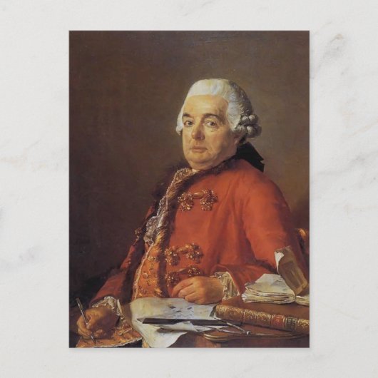 Jacques David - Portrait von Jacques Francois Postkarte (Vorderseite)