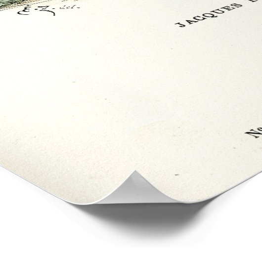 Jacques de Molay - Knight Templar Poster (Ecke)