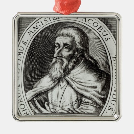 Jacques de Molay-Meister der Ritter Templars Ornament Aus Metall (Vorne)
