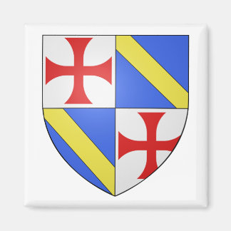 Jacques de Molay-Wappen Magnet