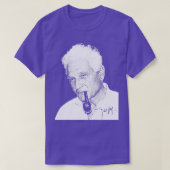Jacques Derrida Philosopher Fan Art Design T-Shirt (Design vorne)