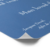 Jacques Deval Bird Poster (Ecke)