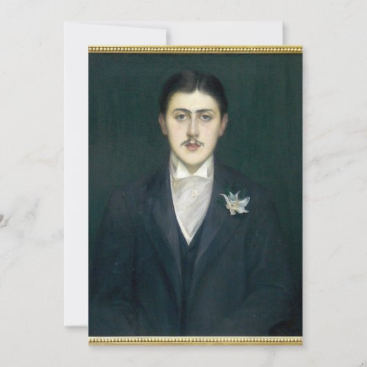 Jacques-Émile Blanche - Marcel Proust Einladung (Vorderseite)