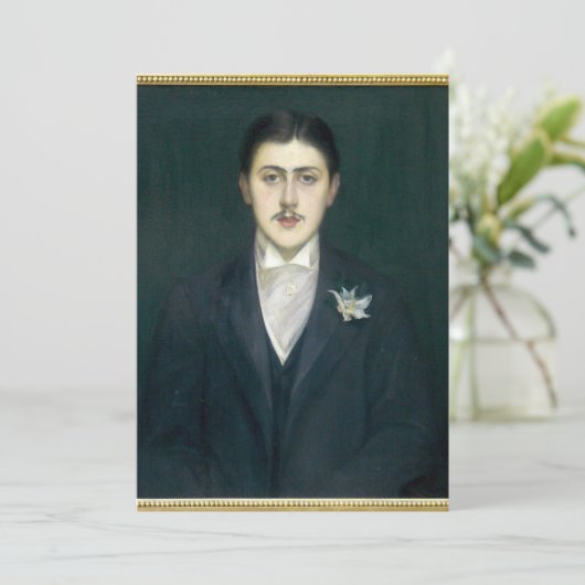 Jacques-Émile Blanche - Marcel Proust Einladung (Stehend Vorderseite)