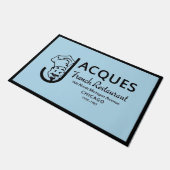 Jacques French Restaurant, Chicago, Illinois Fußmatte (Schrägansicht)