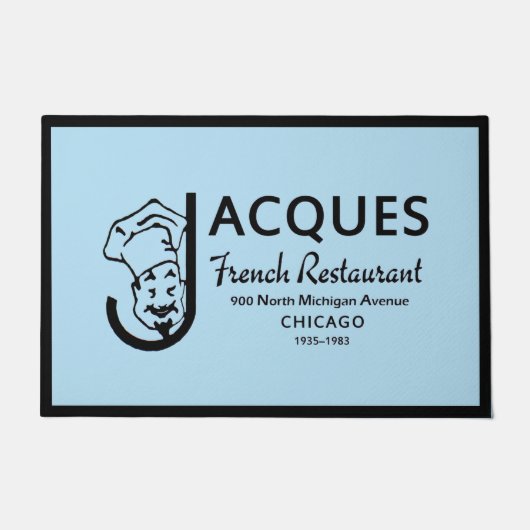 Jacques French Restaurant, Chicago, Illinois Fußmatte (Vorderseite)