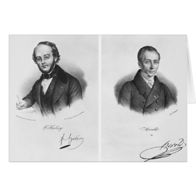 Jacques Fromental Halevy und Ferdinand Herold (Vorderseite (Horizontal))