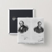 Jacques Fromental Halevy und Ferdinand Herold Button (Vorne & Hinten)