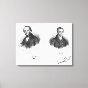 Jacques Fromental Halevy und Ferdinand Herold Leinwanddruck