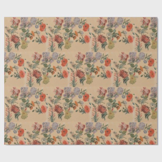 Jacques Laurent Agasse Studies der Summer Blume Geschenkpapier (Flach)