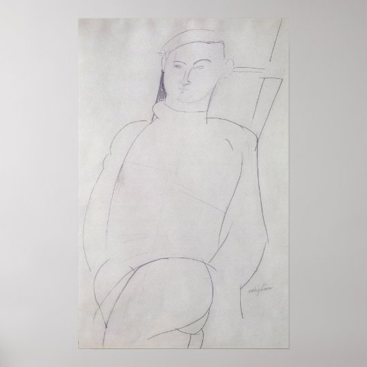 Jacques Lipchitz c.1917 Poster (Vorne)