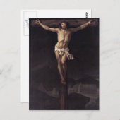 Jacques-Louis David- Christus am Kreuz Postkarte (Vorne/Hinten)
