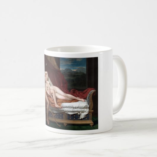 Jacques-Louis David Cupid und Psyche Kaffeetasse (VorderseiteRechts)