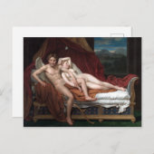 Jacques-Louis David Cupid und Psyche Postkarte (Vorne/Hinten)