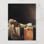 Jacques-Louis David - Der Tod des Marats Postkarte (Vorderseite)