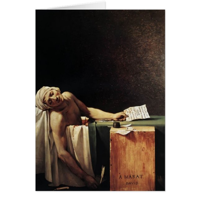 Jacques-Louis David der Tod von Marat (Vorne)