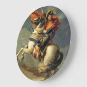 Jacques - Louis David - Napoleon über die Alpen Große Wanduhr (Winkel)