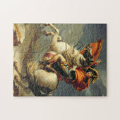 Jacques - Louis David - Napoleon über die Alpen Puzzle (Horizontal)