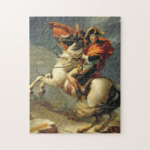 Jacques - Louis David - Napoleon über die Alpen Puzzle (Vertikal)