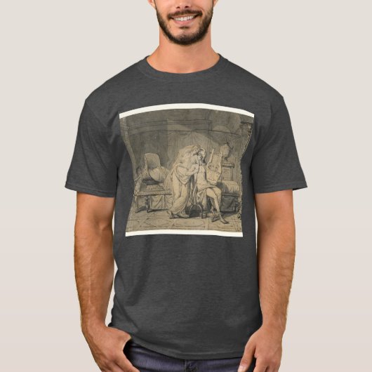 Jacques-Louis David - Paris und Helena T-Shirt (Vorderseite)