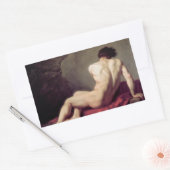 Jacques-Louis David - Patrocles Rechteckiger Aufkleber (Umschlag)