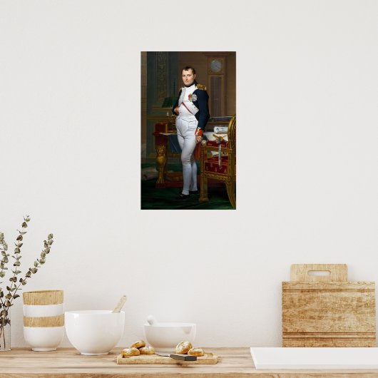 Jacques-Louis David The Kaiser Napoleon Poster (Küche)