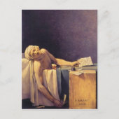 Jacques-Louis David Tod von Marat Postkarte (Vorderseite)