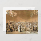 Jacques-Louis - Tennis Court Oath, 20. Juni 1789 Postkarte (Vorne/Hinten)