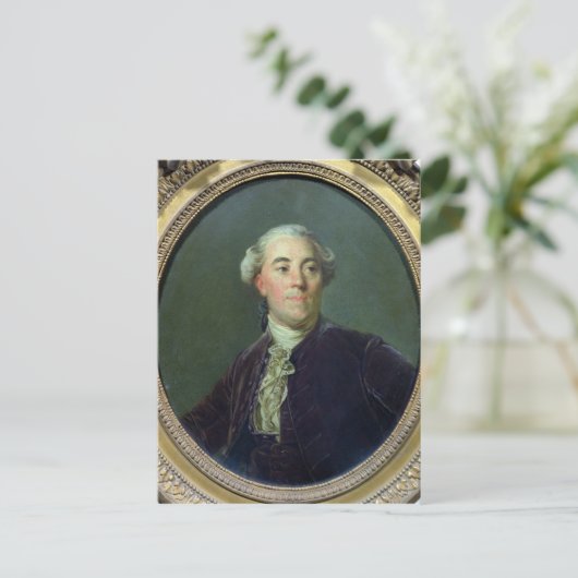 Jacques Necker c.1781 Postkarte (Stehend Vorderseite)