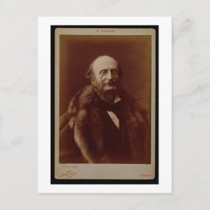 Jacques Offenbach (1819-80), deutscher Komponist,  Postkarte