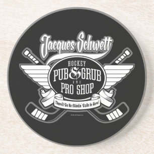 Jacques Schwett Hockey Pro Shop Sandstein Untersetzer