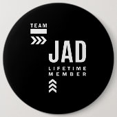 Jad Personalisiert Name Birthday Gift Button (Vorderseite)