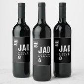 Jad Personalisiert Name Birthday Gift Weinetikett (Flaschen)