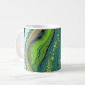 Jada 3 Crazy Green Abstrakte Tasse (Vorderseite Links)