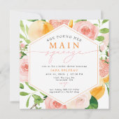 JADA Citrus Fruit Main Squeeze Brautparty Einladung (Vorderseite)