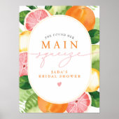 JADA Citrus Fruit Main Squeeze Brautparty Poster (Vorne)