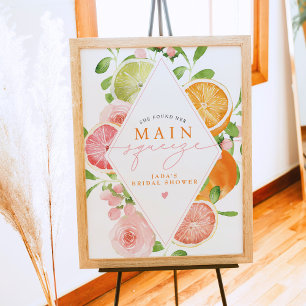 JADA Citrus Fruit Main Squeeze Brautparty Poster