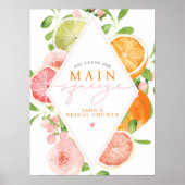 JADA Citrus Fruit Main Squeeze Brautparty Poster (Vorne)