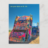 JAdamTillman1, Hol dir die Kicks auf Rt. 66. Postkarte (Vorderseite)