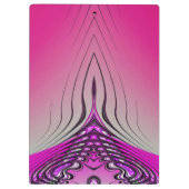 JADE ~ 3D! ~ Rosa Lila und schwarz Klemmbrett (Rückseite)